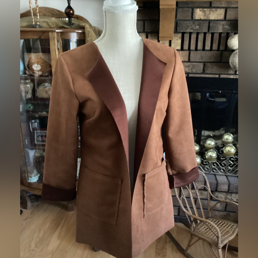 Faux Suede Jacket